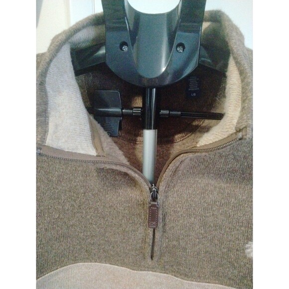 Men's Izod pullover quarter zip Sweater Large - Picture 2 of 8